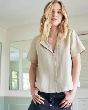 100% European Linen Short Sleeve Shirt
