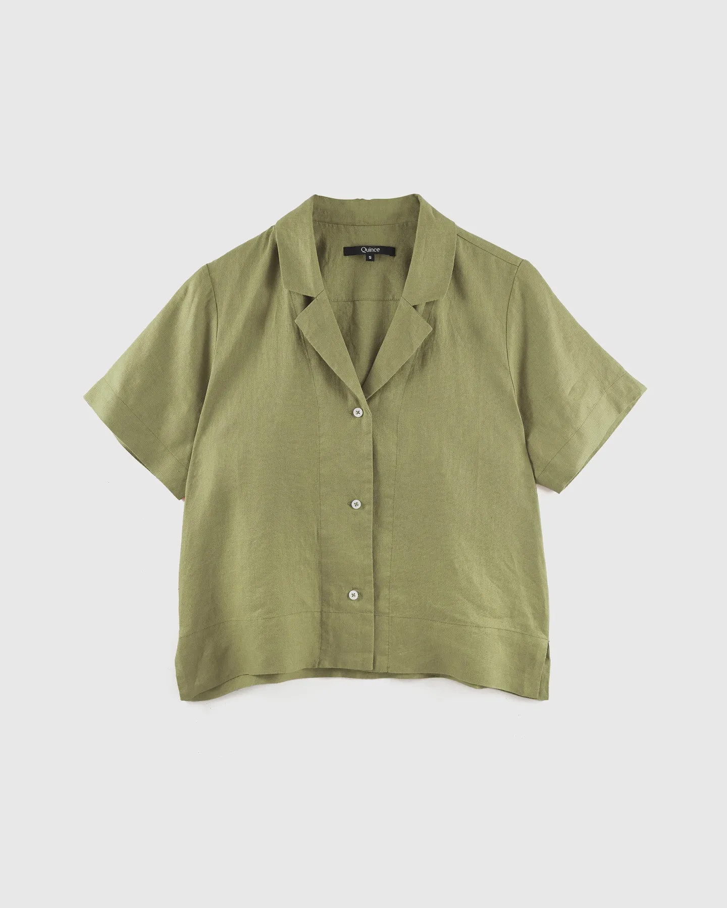 100% European Linen Short Sleeve Shirt