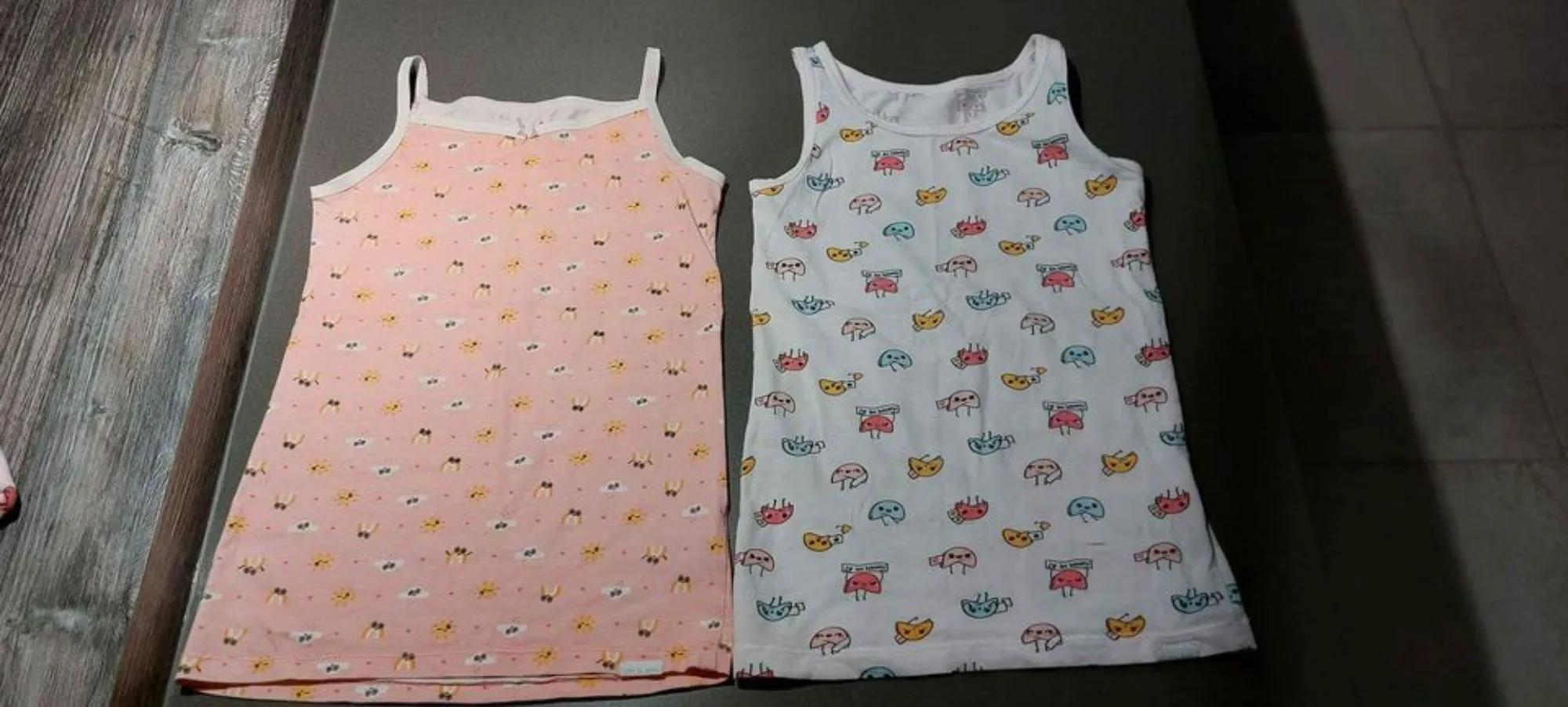 2 camisoles (sous-vêtements)