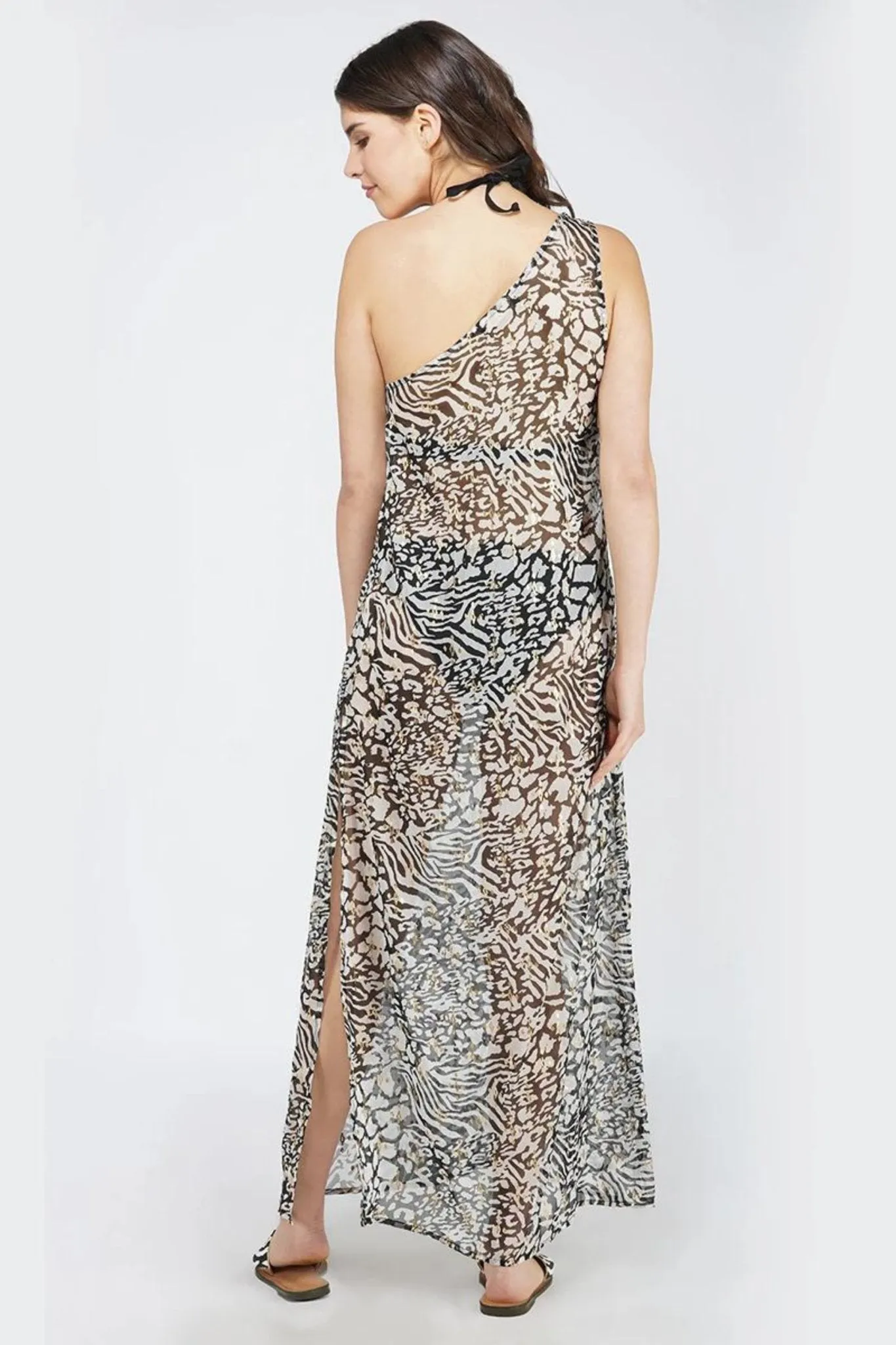 Always Animal Maxi Dress Cover Up