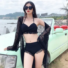 AquaFlare - Sleek Polyester Cover Up by The Nevermore