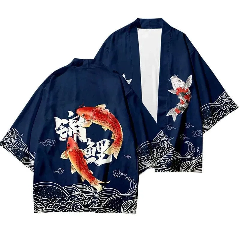 Assorted graphic kimonos G1