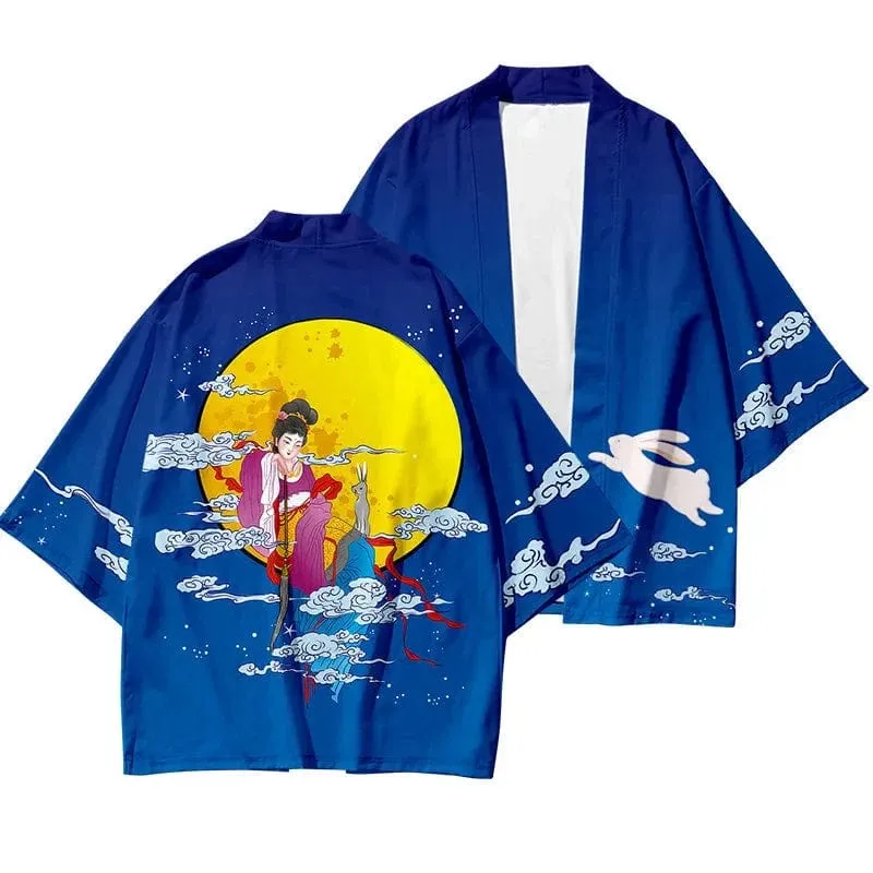 Assorted graphic kimonos G1