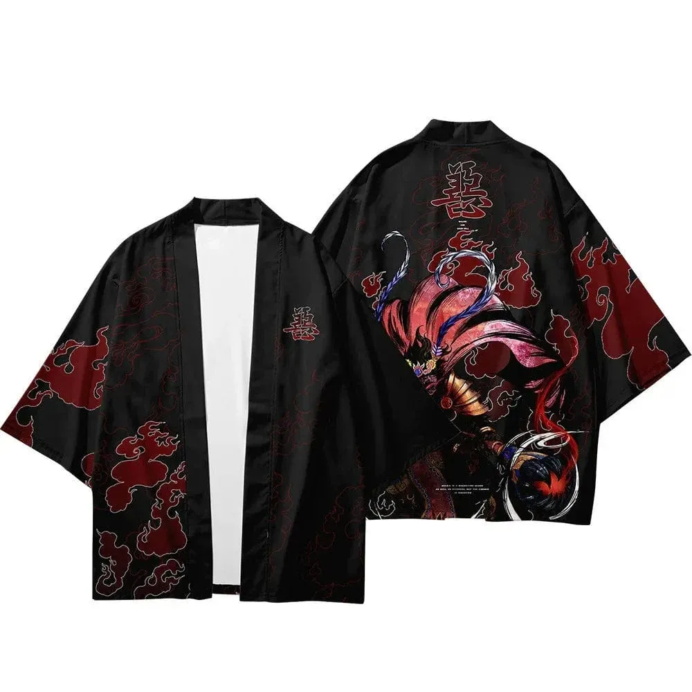 Assorted graphic kimonos G1