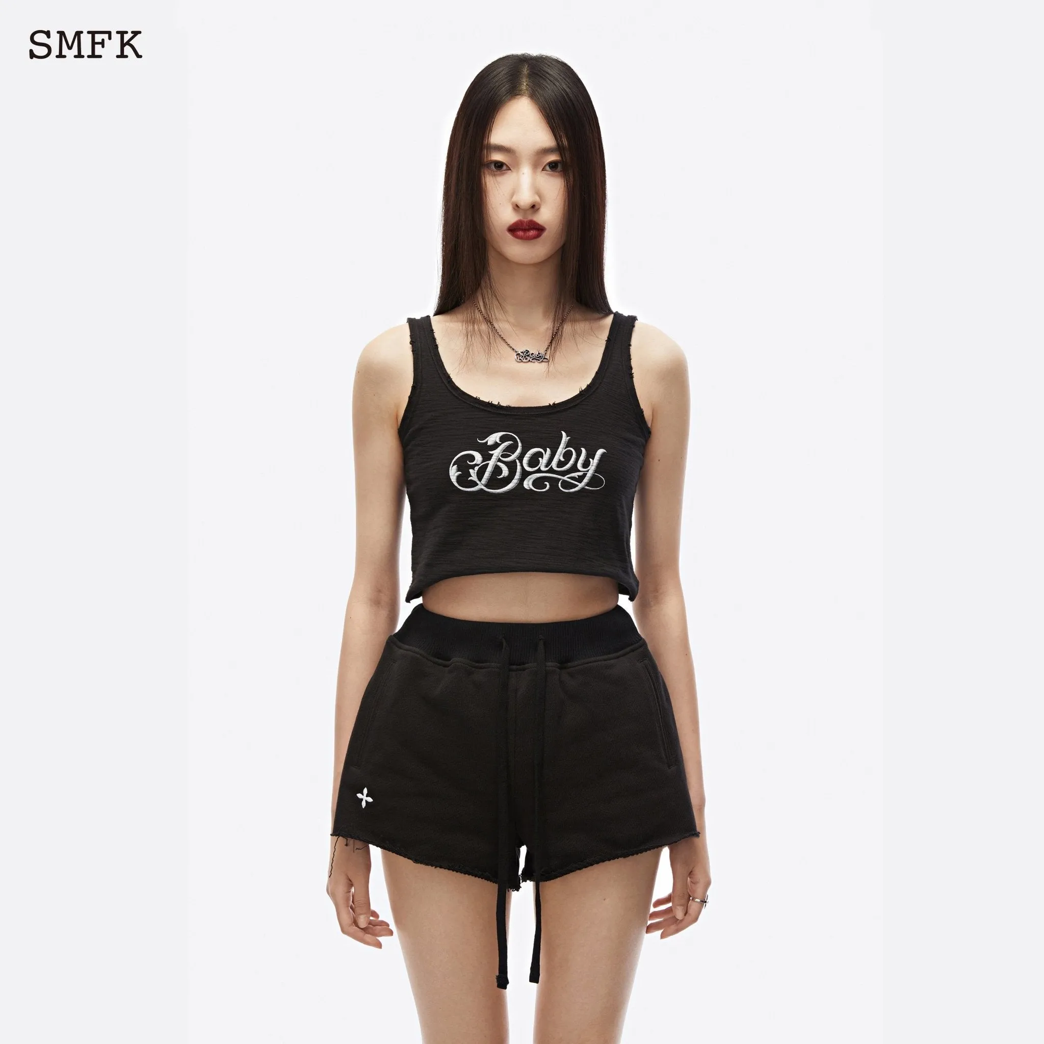 Baby Stray Baby Undershirt Midnight Black