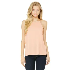 Bella   Canvas Women's Peach Flowy High Neck Tank