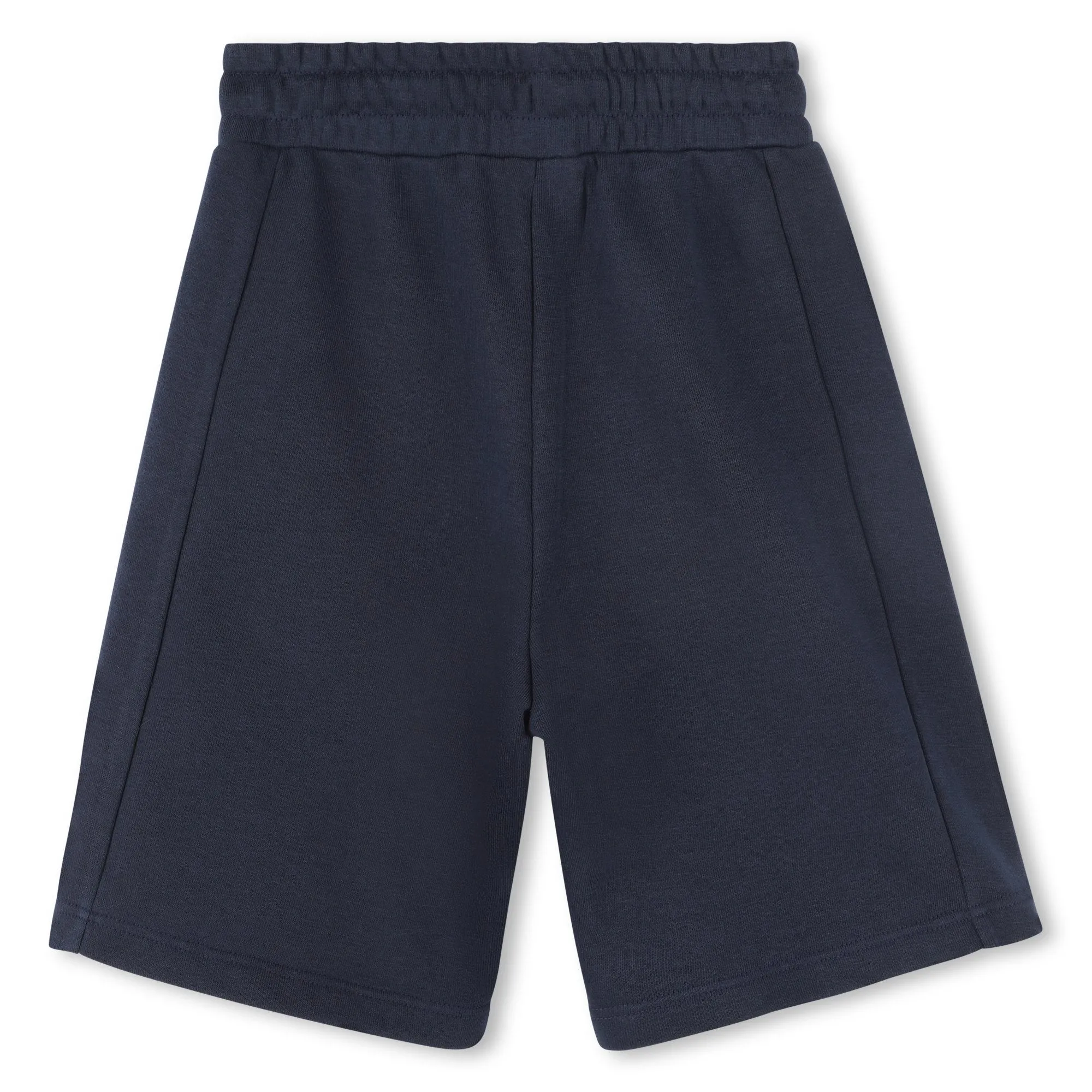 Boss Boys White & Blue Cotton Shorts Set