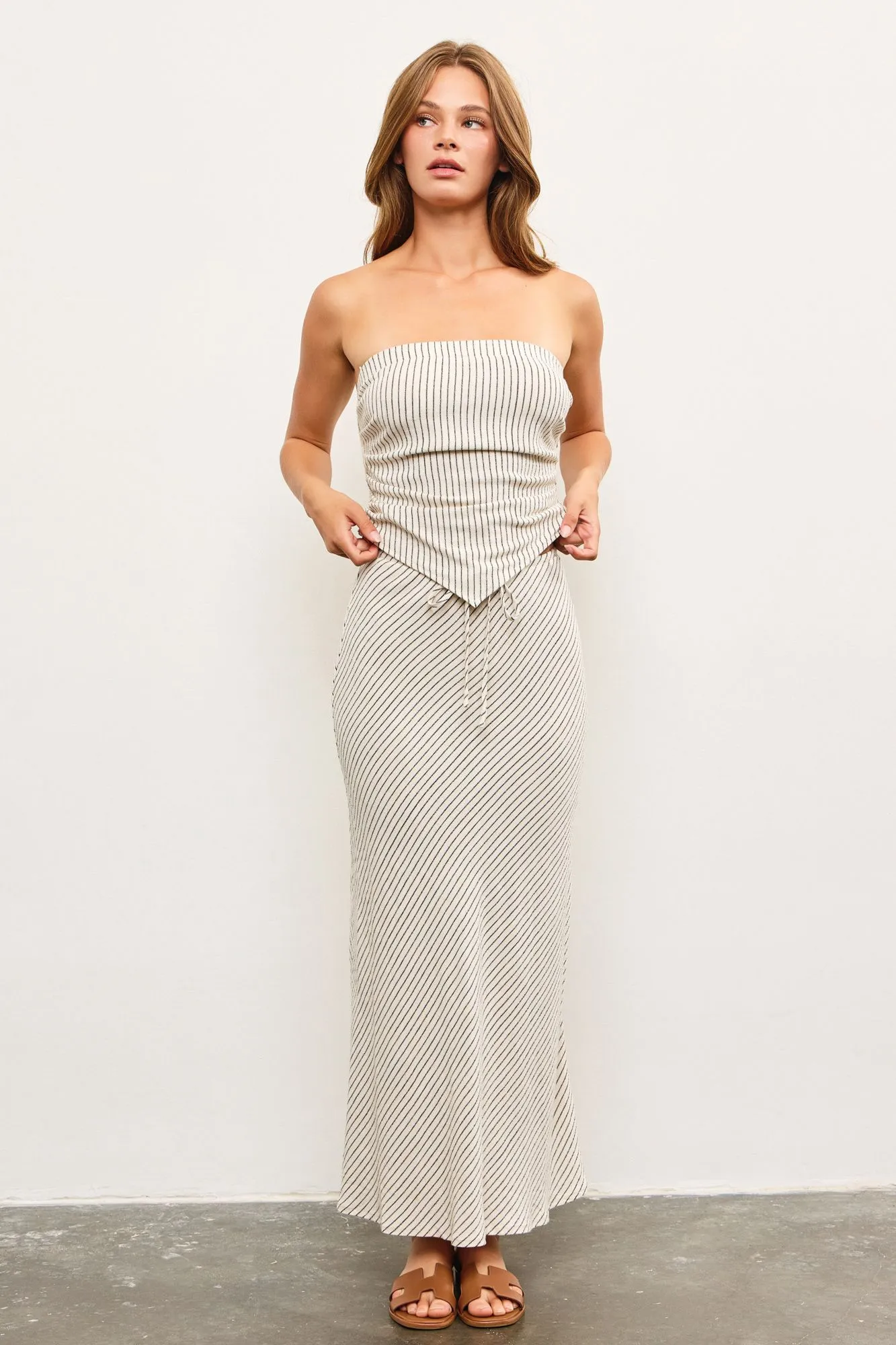Camilia Linen Maxi Skirt
