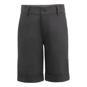Charcoal Gray Formal Shorts