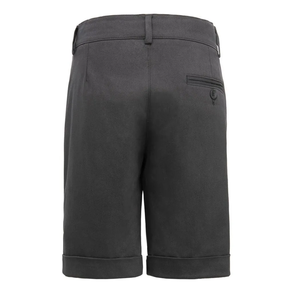 Charcoal Gray Formal Shorts