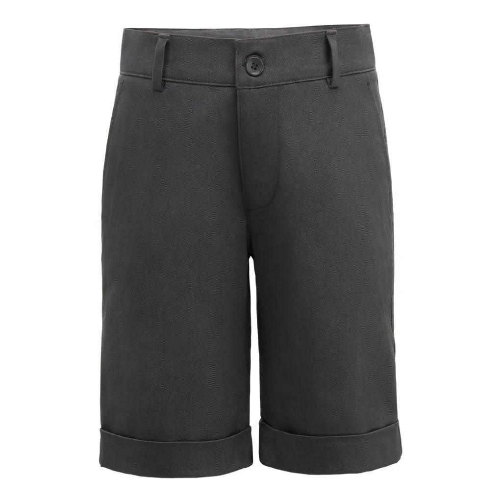 Charcoal Gray Formal Shorts