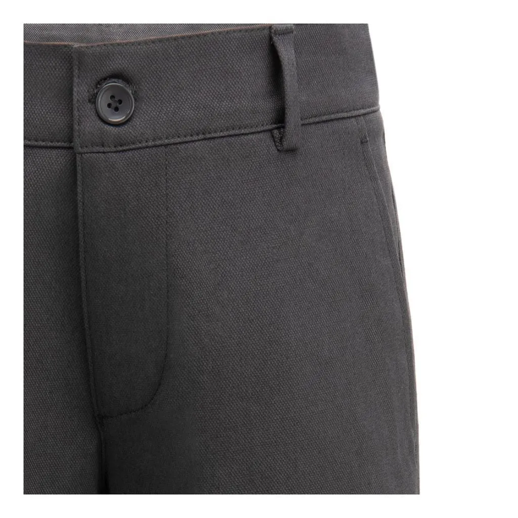 Charcoal Gray Formal Shorts
