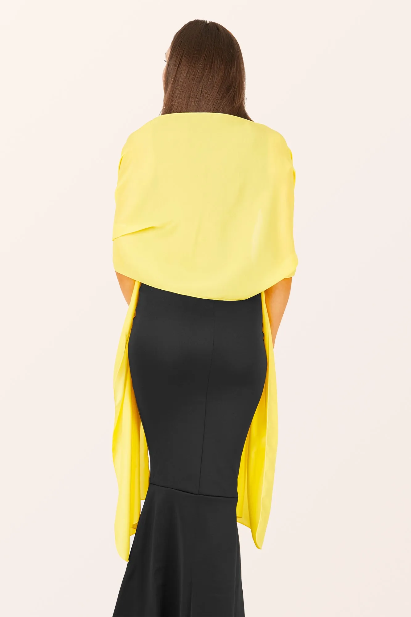 Chiffon Shawl - Yellow