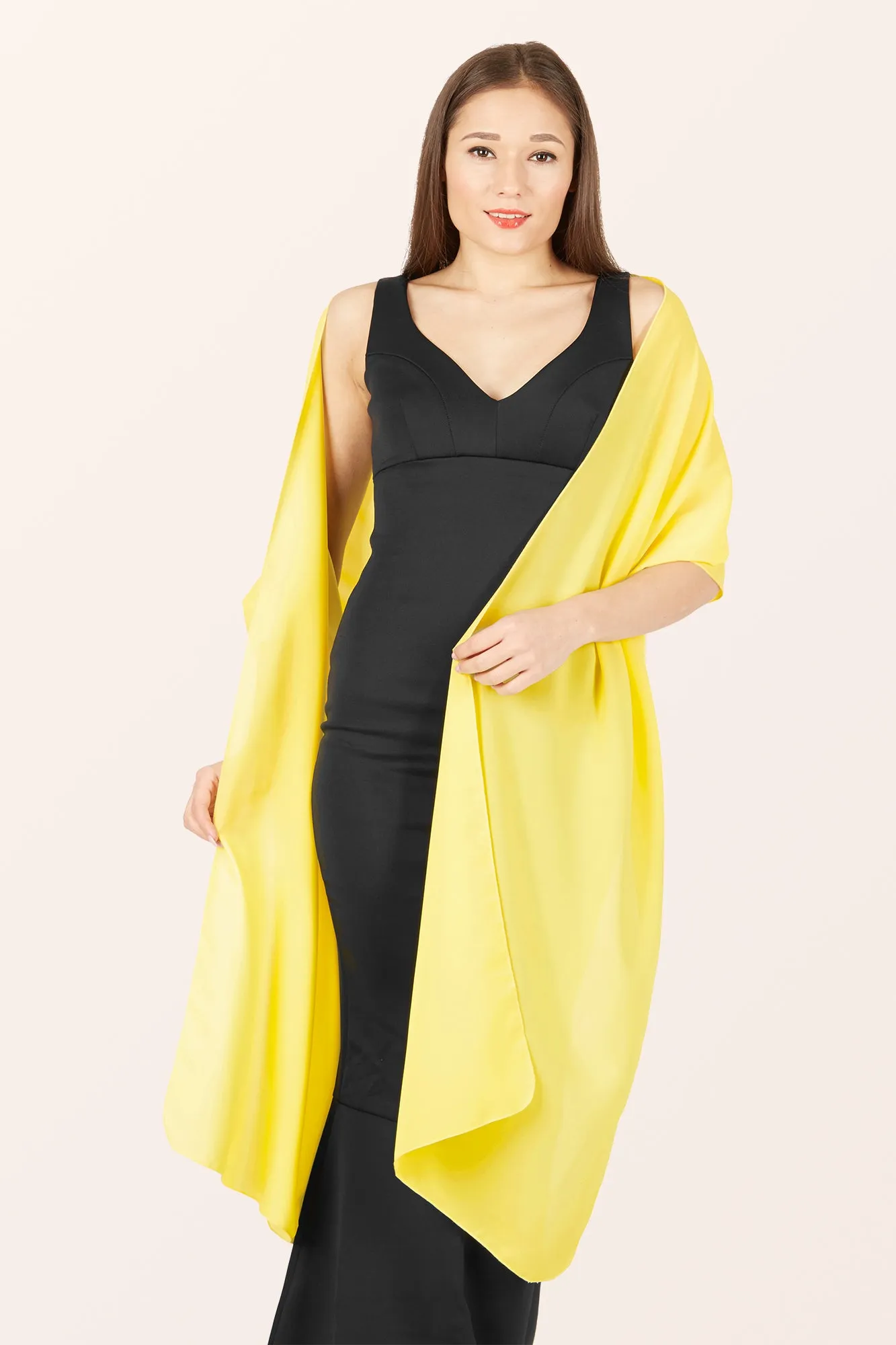 Chiffon Shawl - Yellow