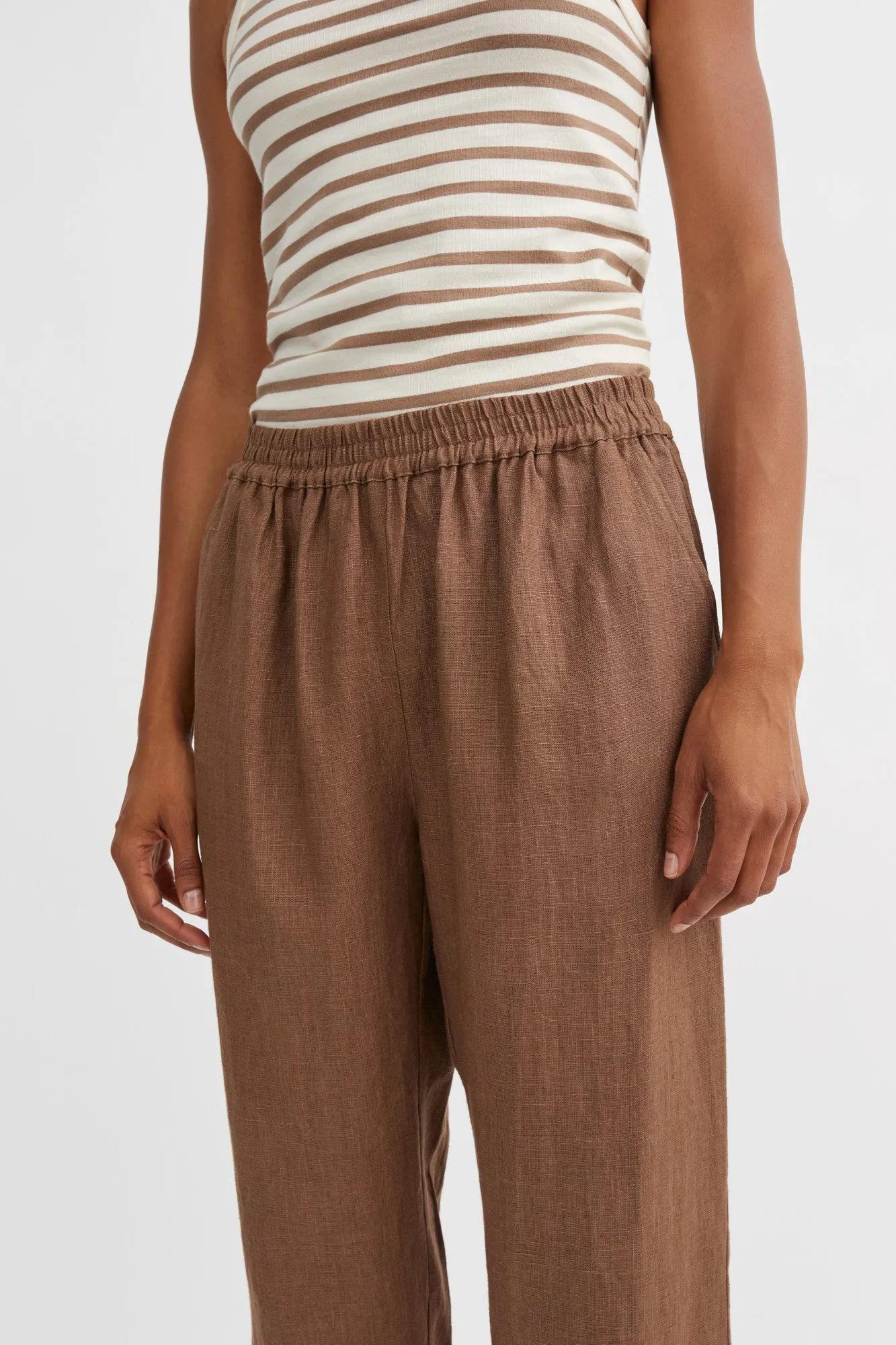 Claudia pants - Cedar brown