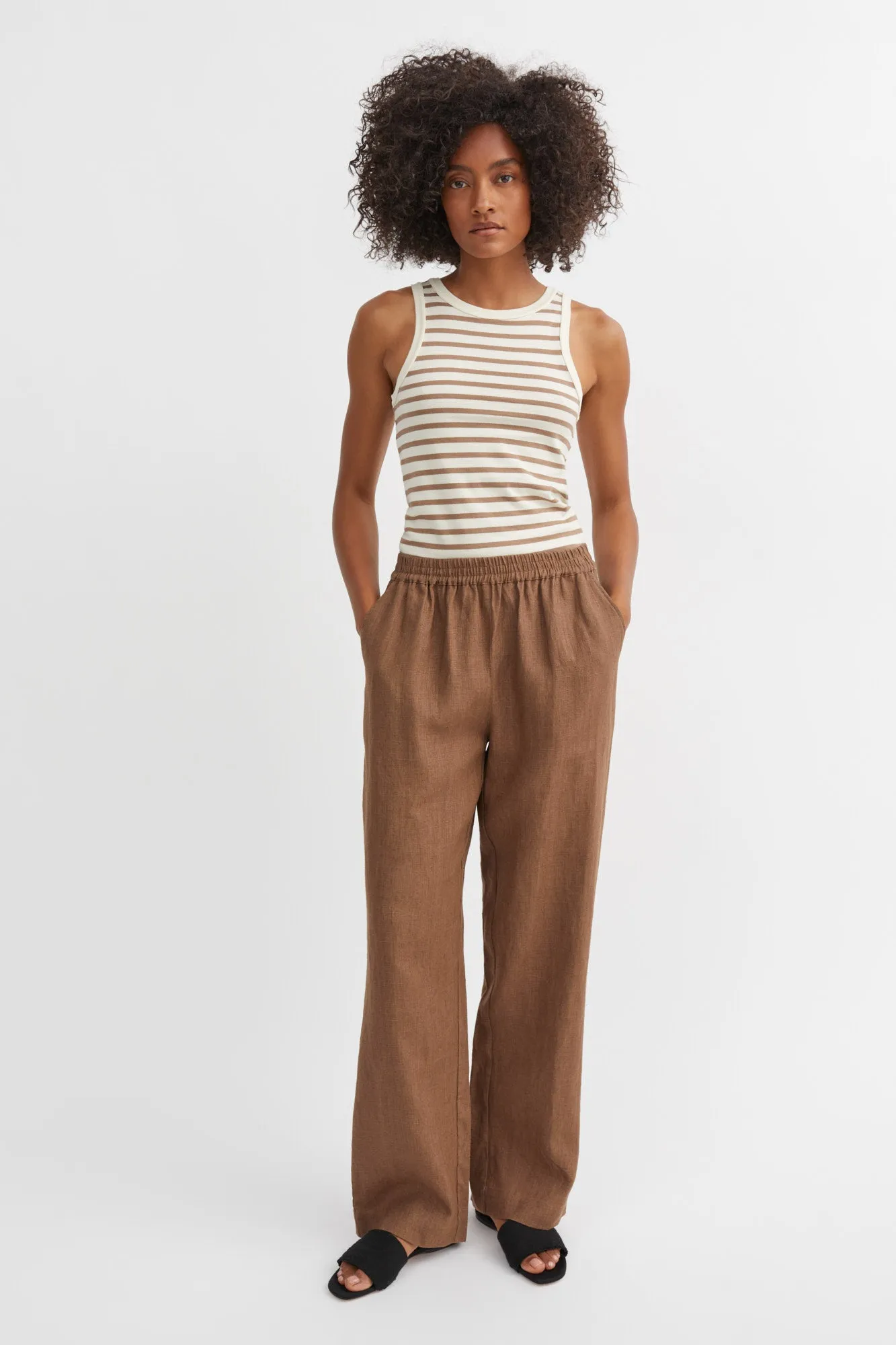 Claudia pants - Cedar brown