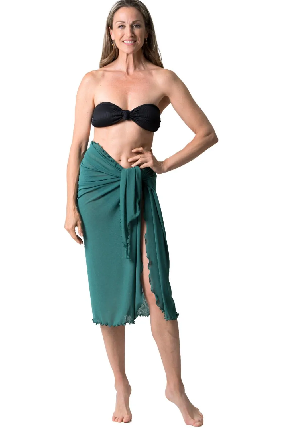 Cover Me Beach Club One Size Pareo, Green (24051158)