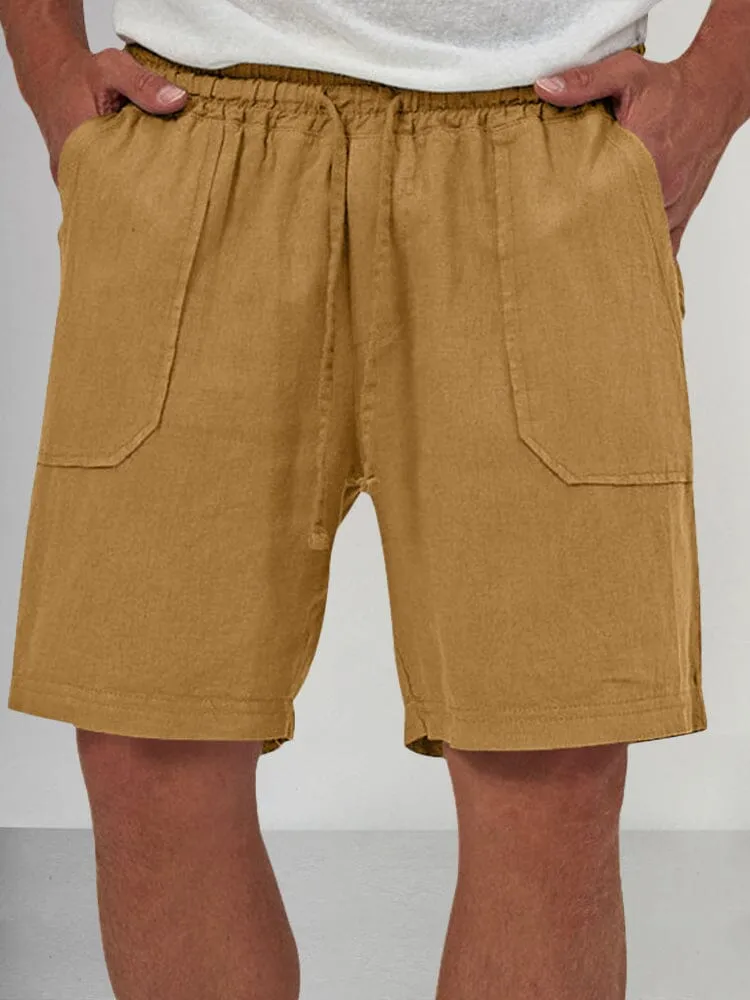 Cozy Lightweight Cotton Linen Shorts