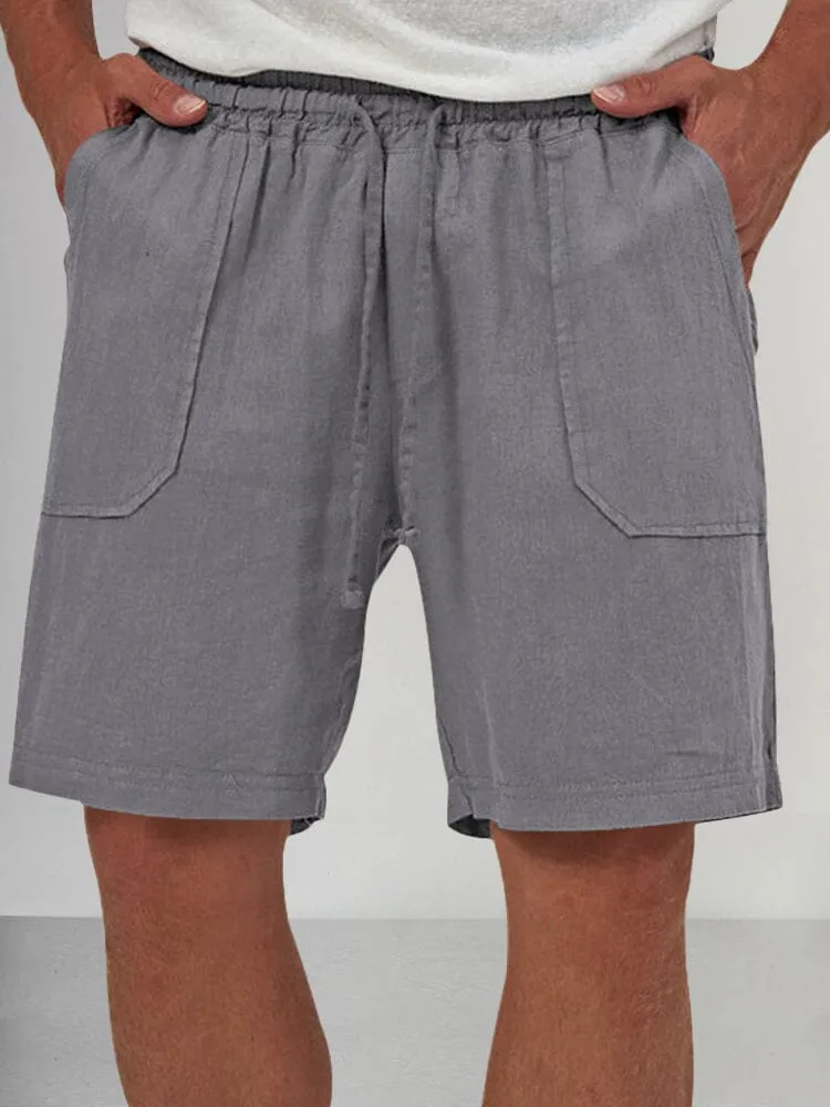 Cozy Lightweight Cotton Linen Shorts