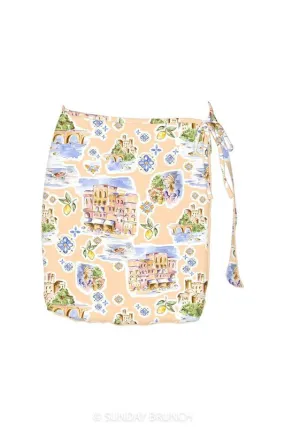 Cream Island Summer Coverup Skirt