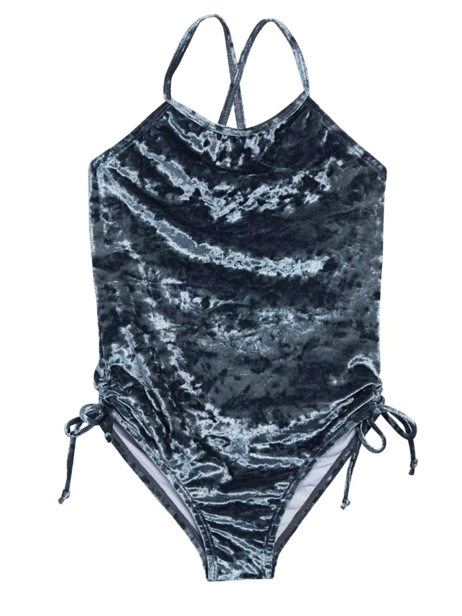 Emiliya  - Crushed Velvet One Piece Swimsuit