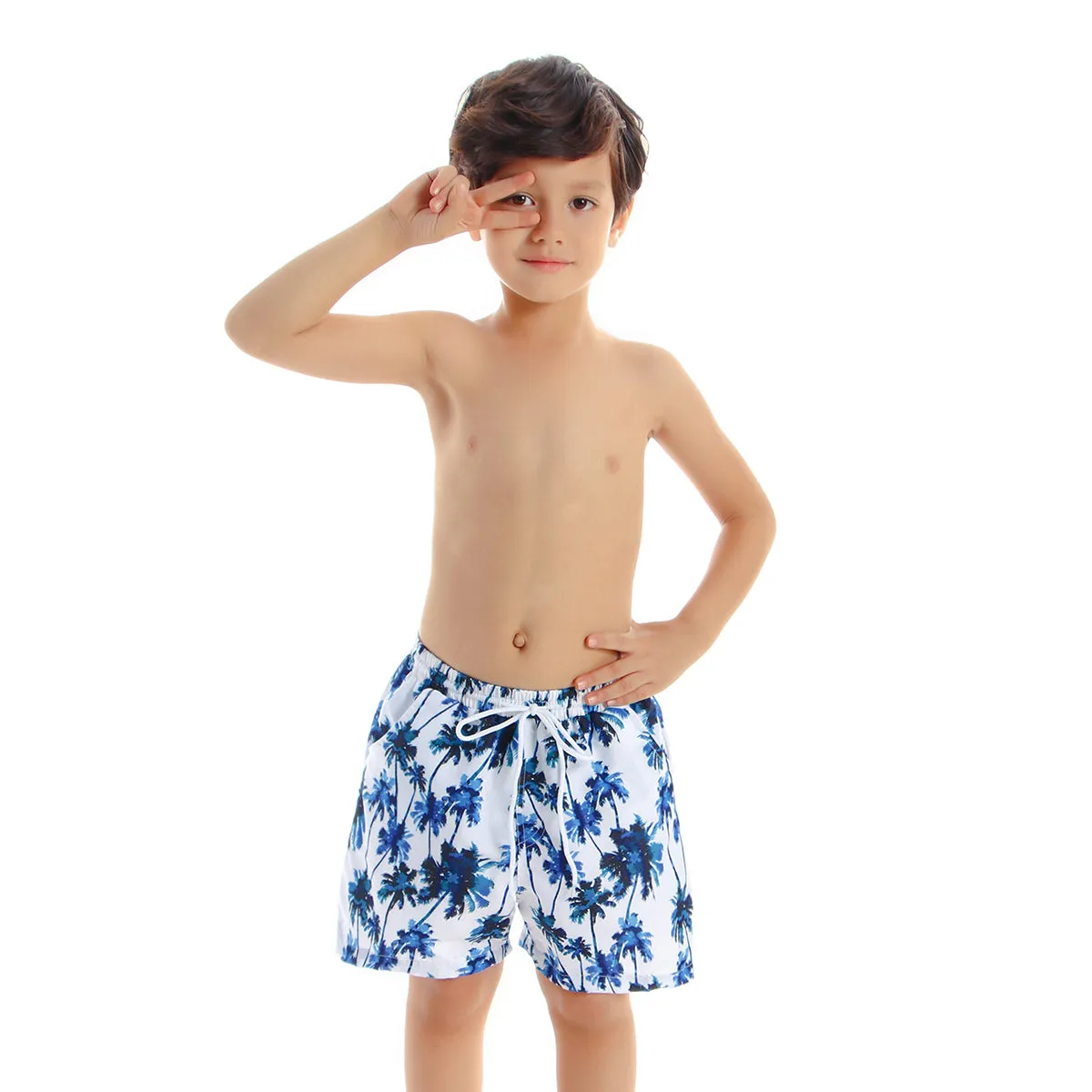 Family Matching One Piece Leaves Swimsuits