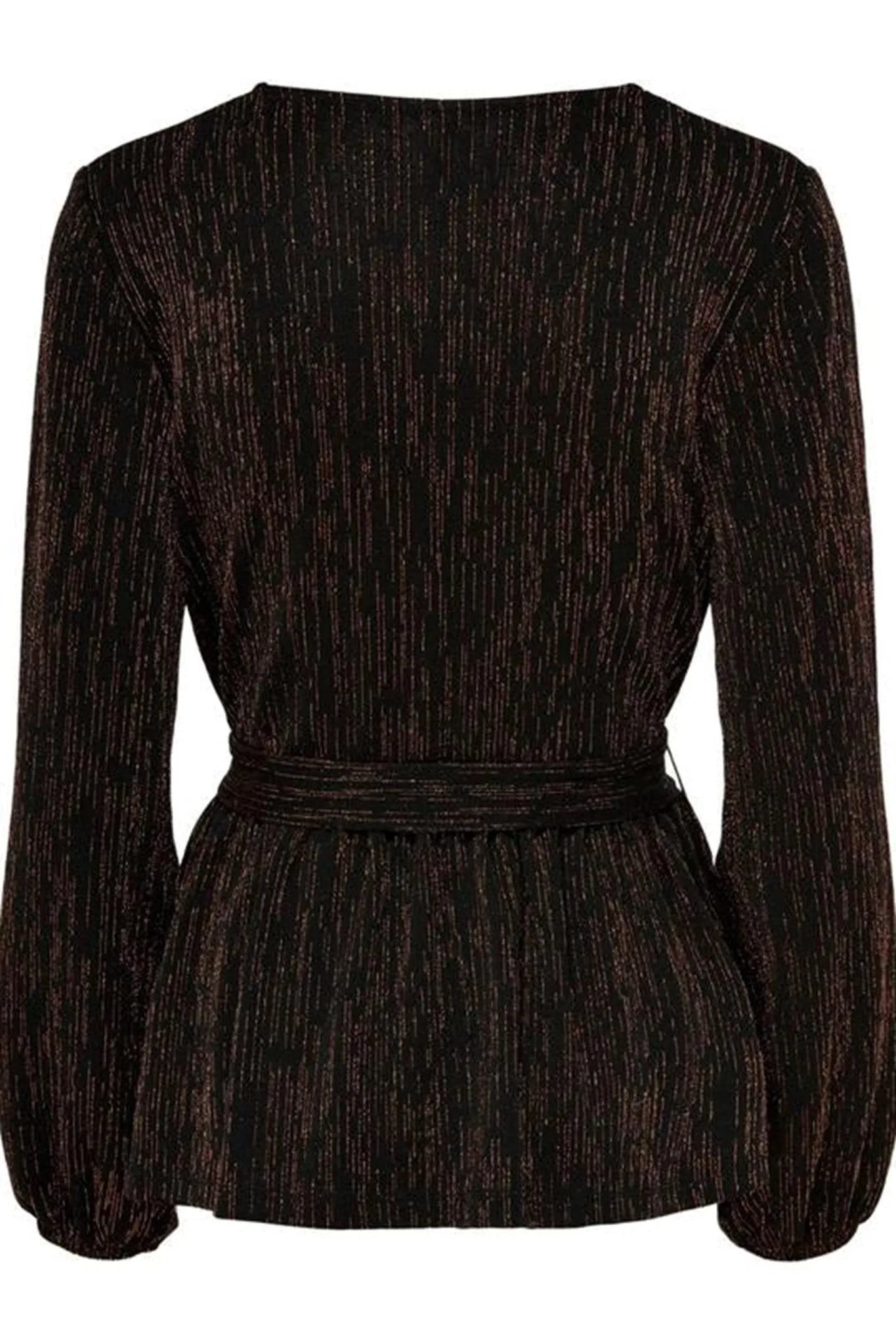 Glimmer wrap top - Kobber