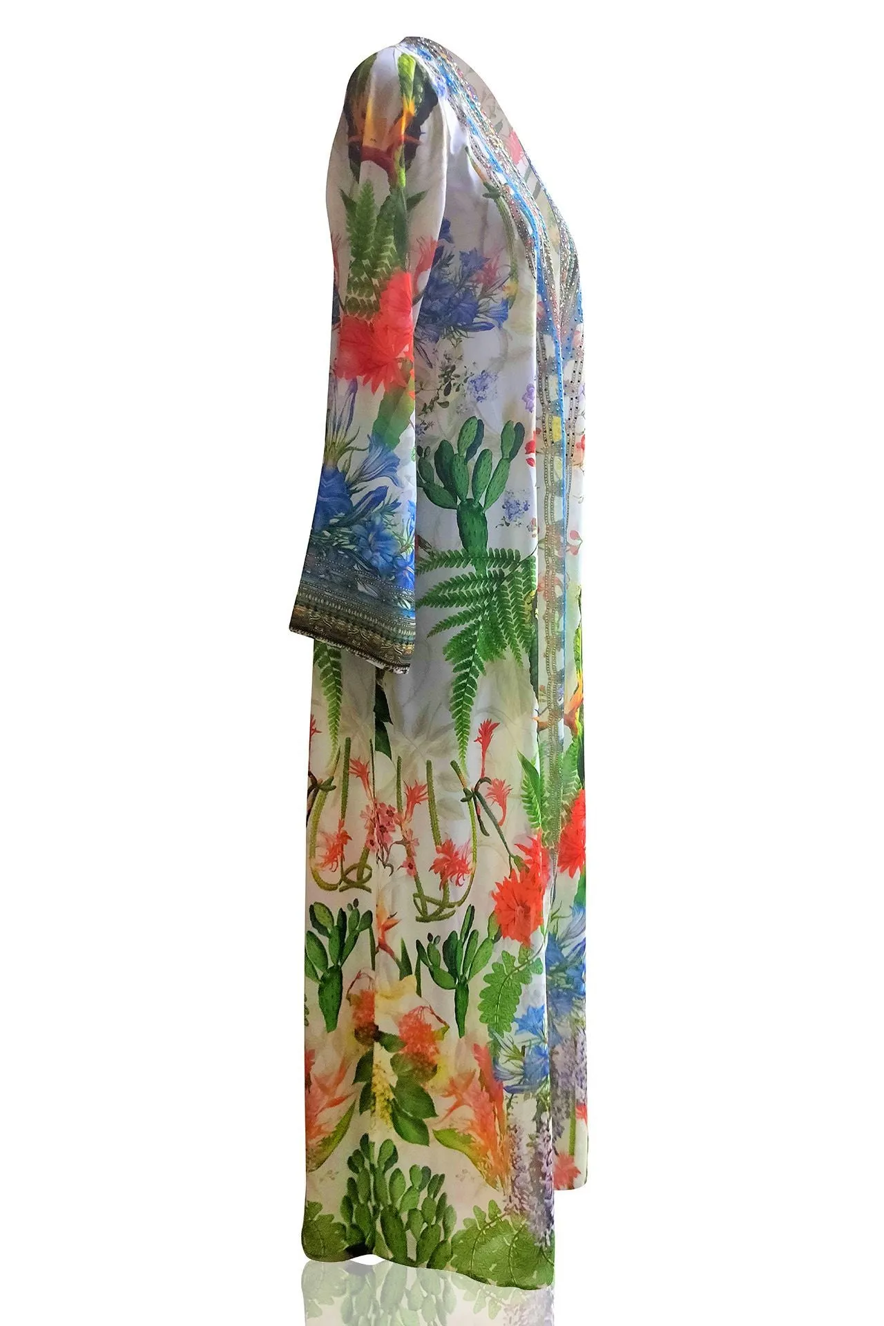 Green Printed Cover Ups For Women