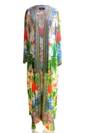 Green Printed Cover Ups For Women