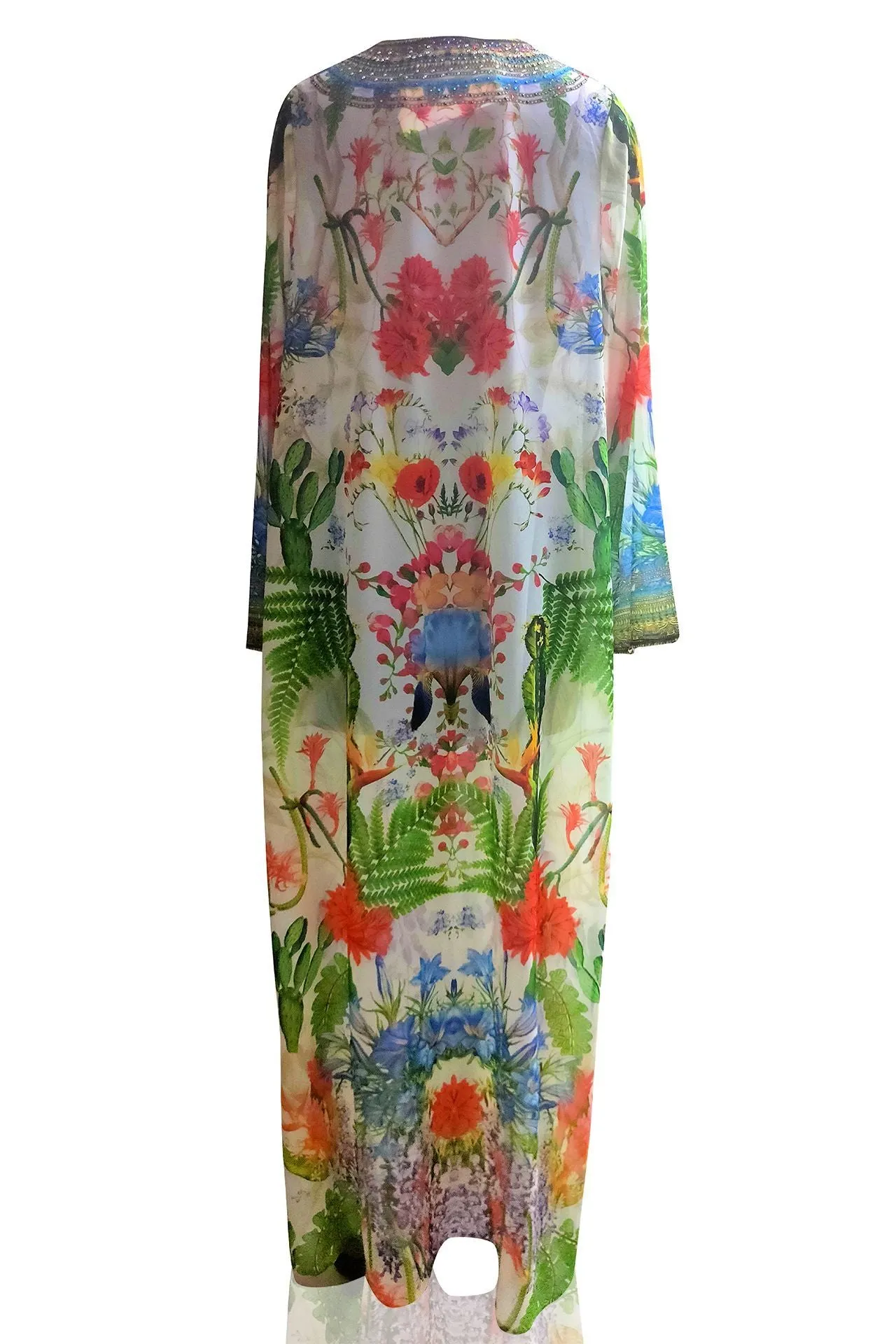 Green Printed Cover Ups For Women