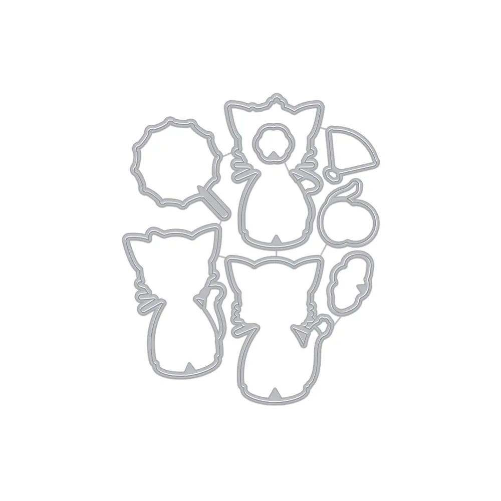 Hero Arts Fancy Dies - Kittens In Kimonos*