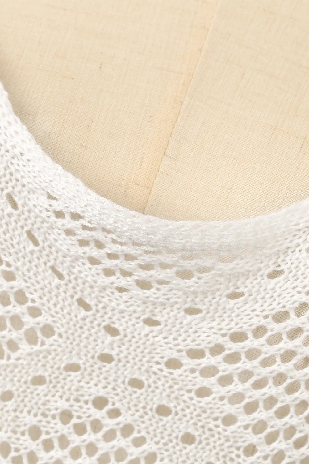Hollow Tasseled Beach Dress