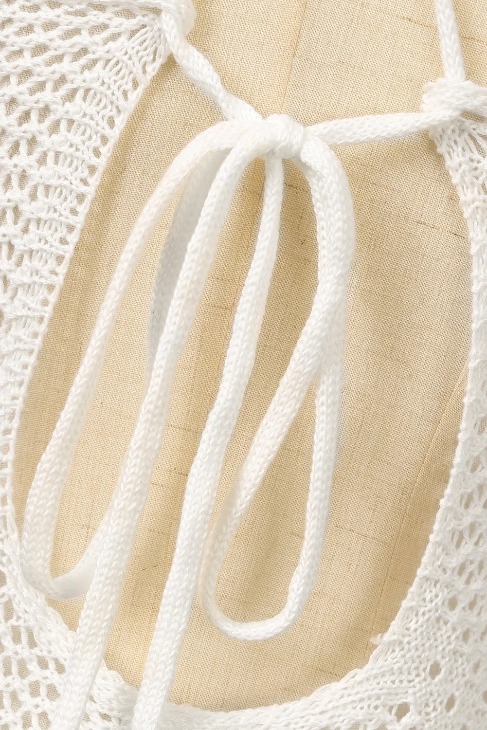 Hollow Tasseled Beach Dress