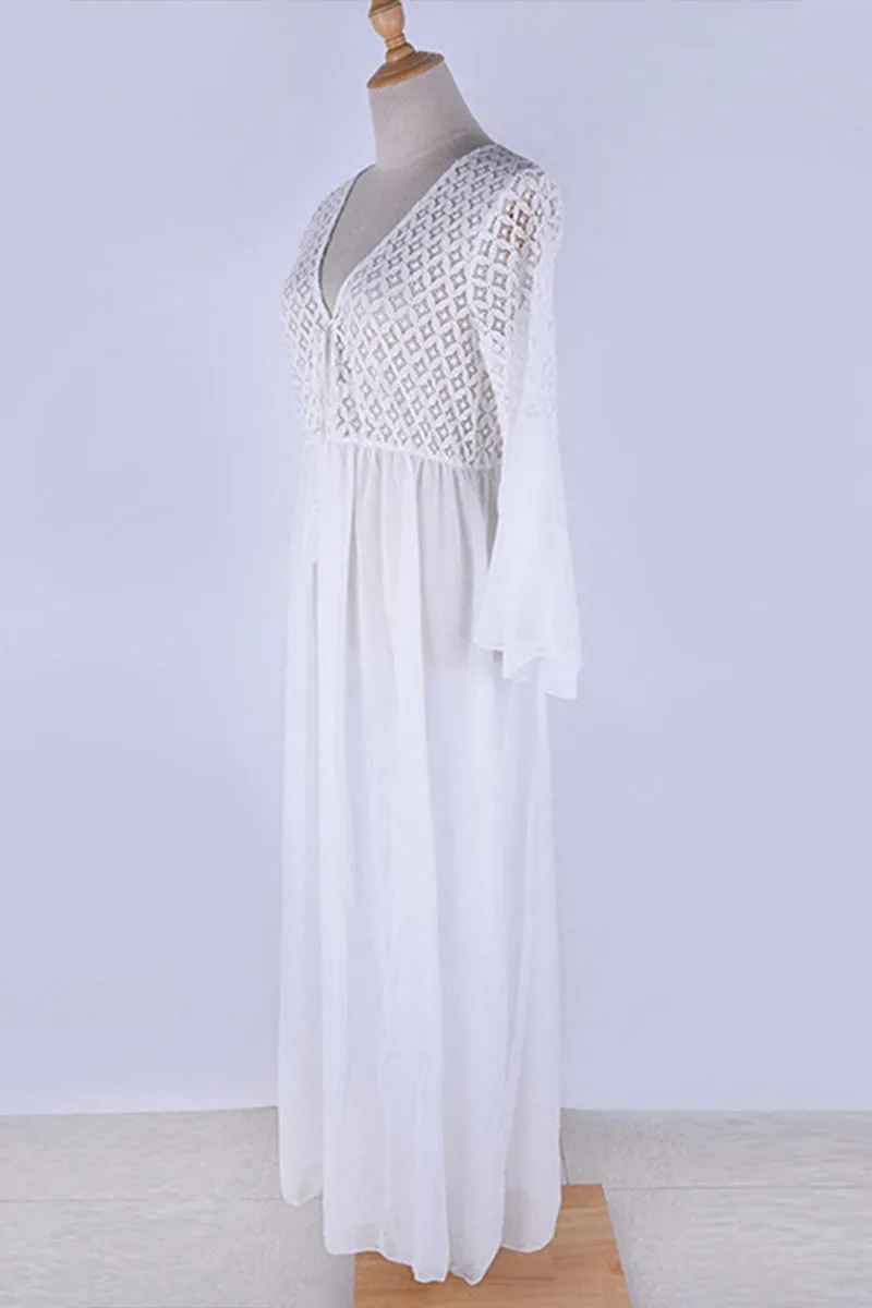 HSP1121 Lace Long Sleeves Swimwear