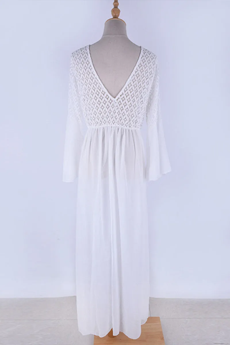 HSP1121 Lace Long Sleeves Swimwear