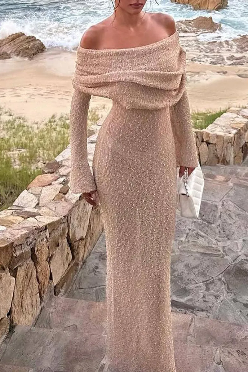 HSQ1033 Off-Shoulder Rib-Knit Swimwear