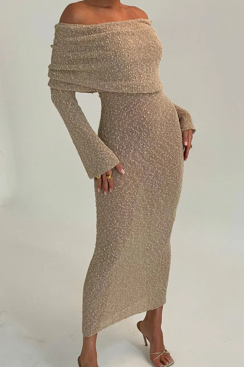 HSQ1033 Off-Shoulder Rib-Knit Swimwear