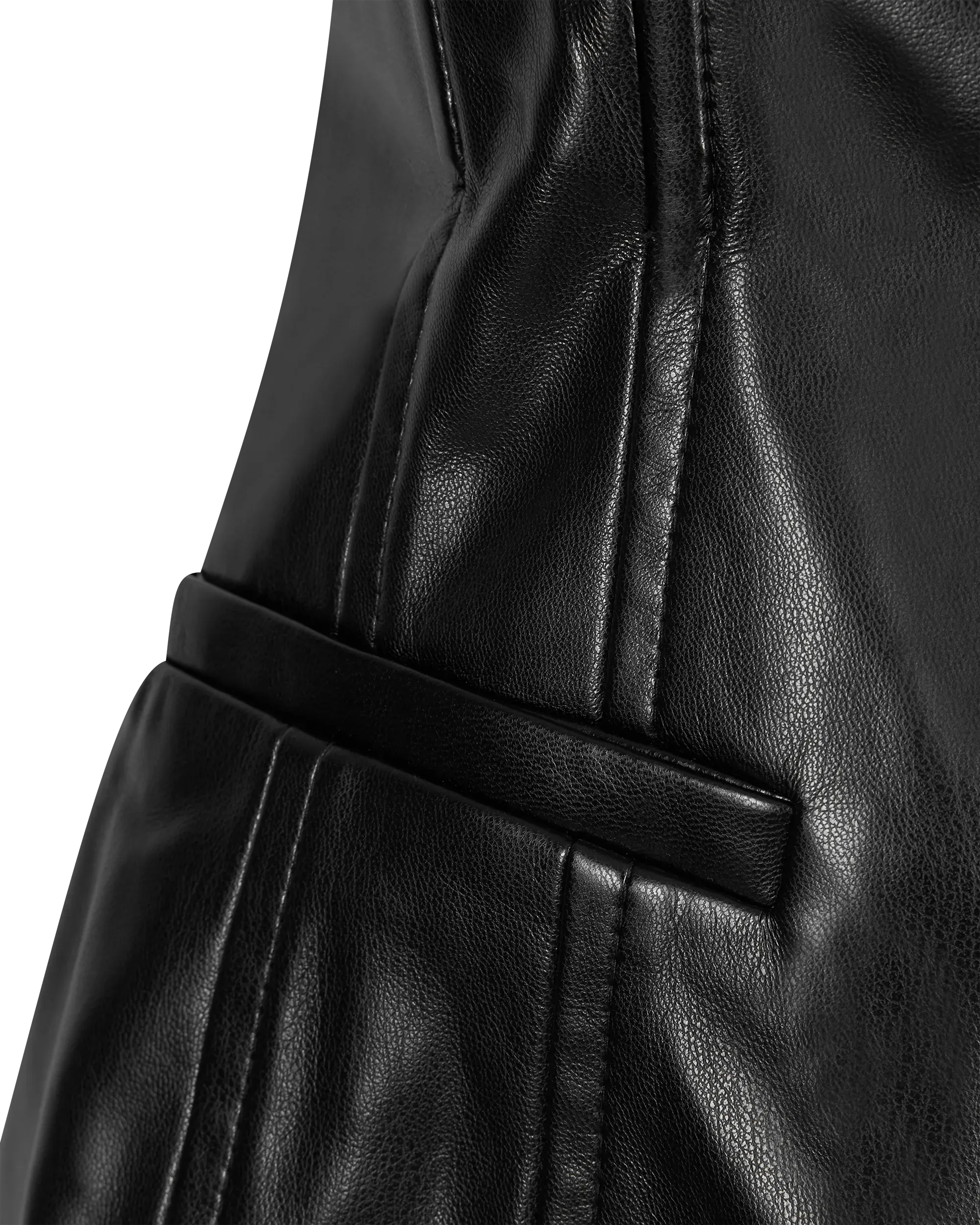 Iman Vegan Leather Top