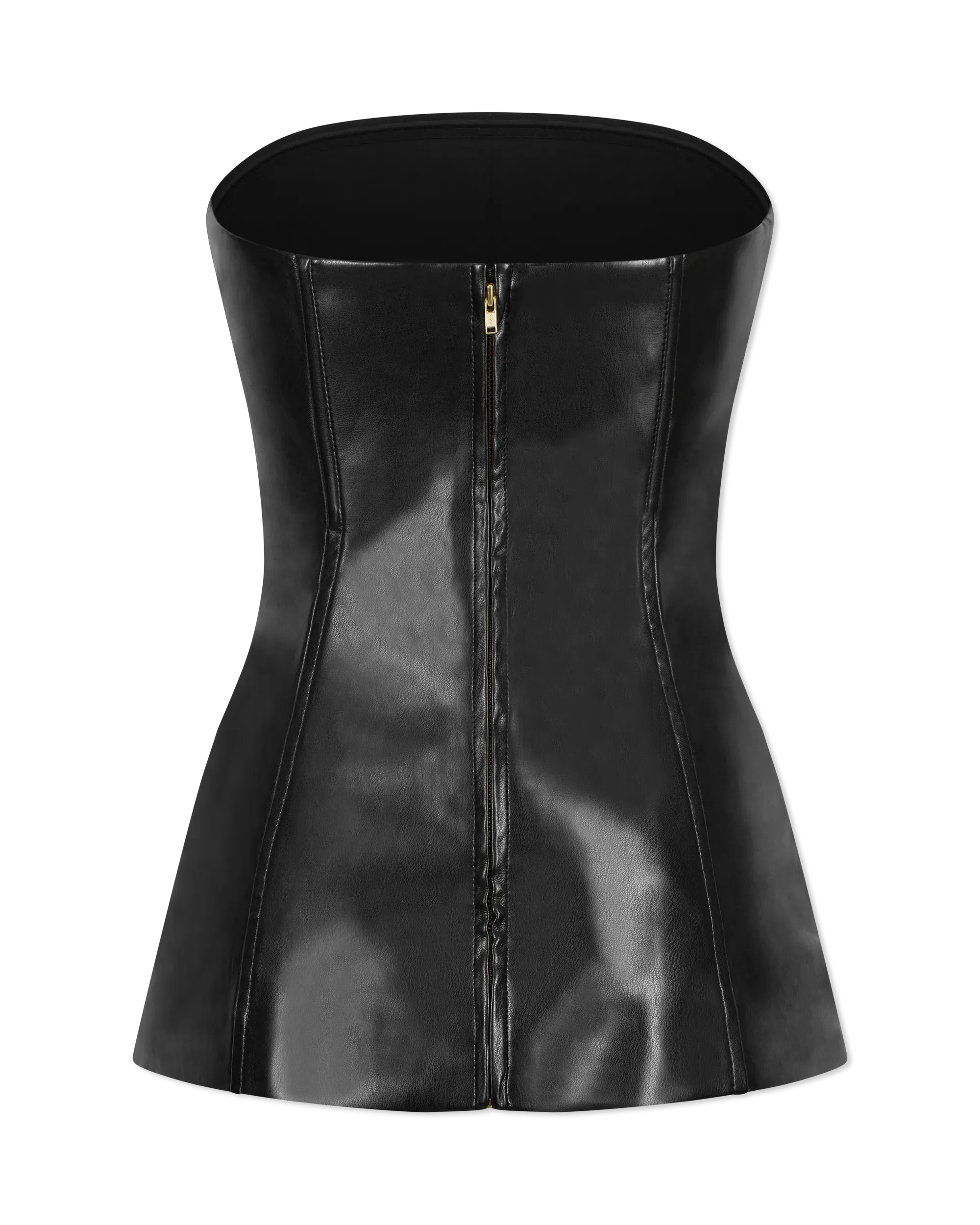 Iman Vegan Leather Top