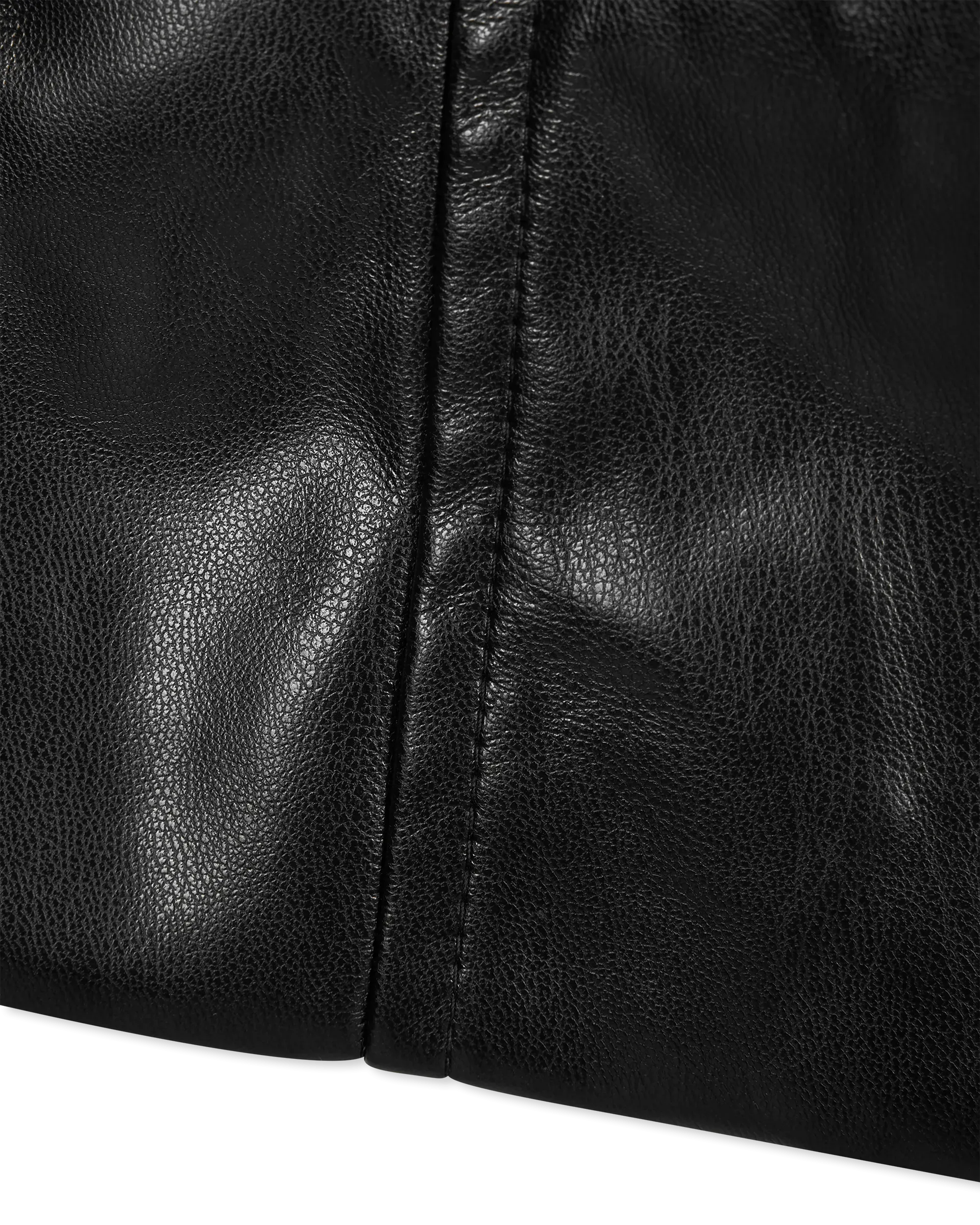 Iman Vegan Leather Top