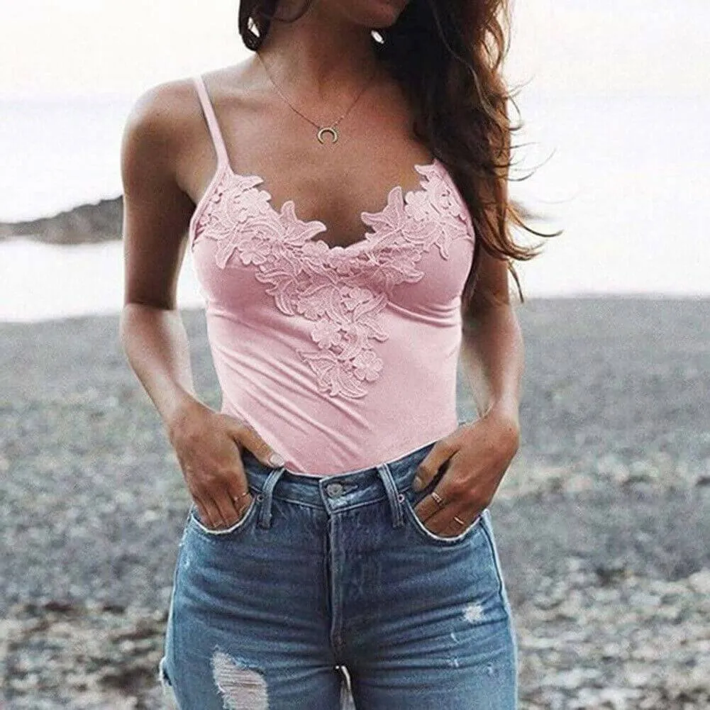 Lace Spaghetti Straps Camisole