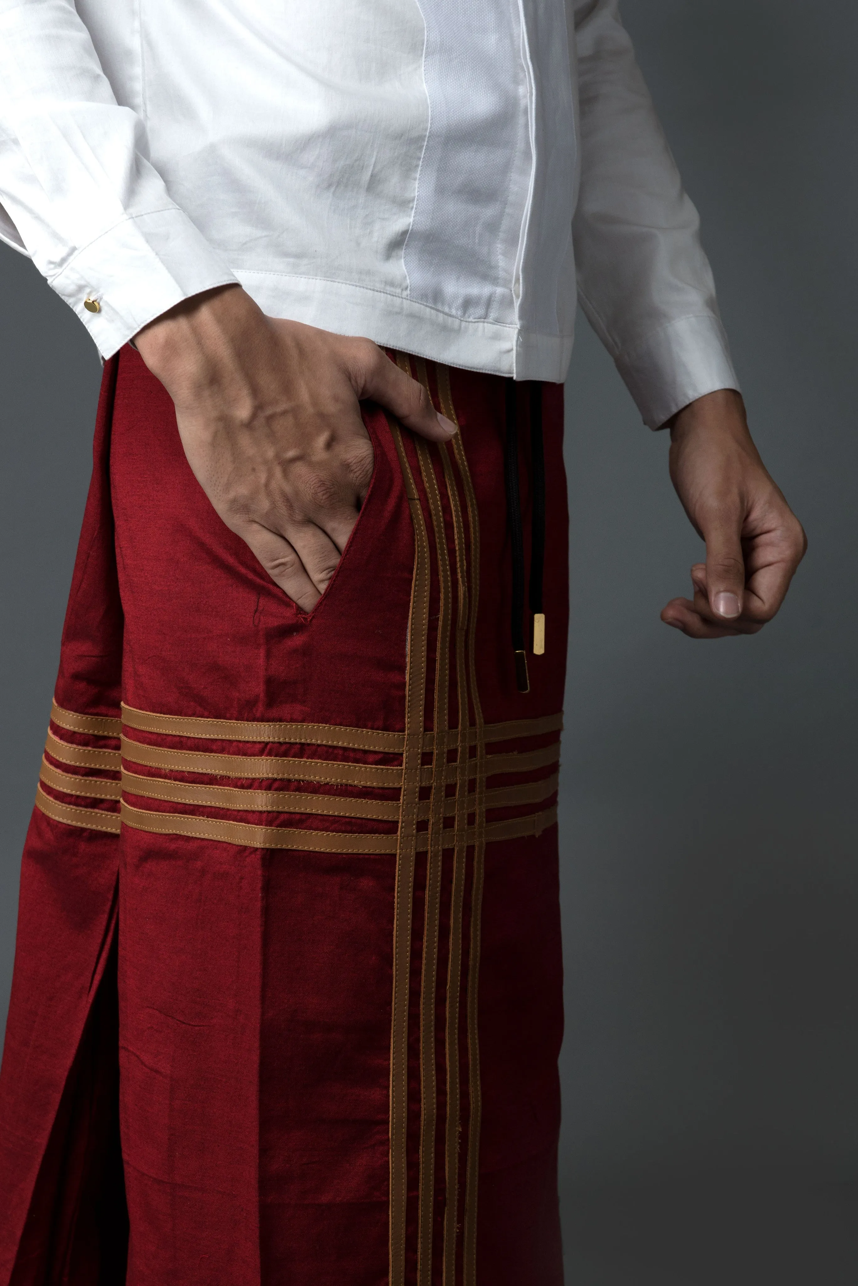 Leather Check Sarongs