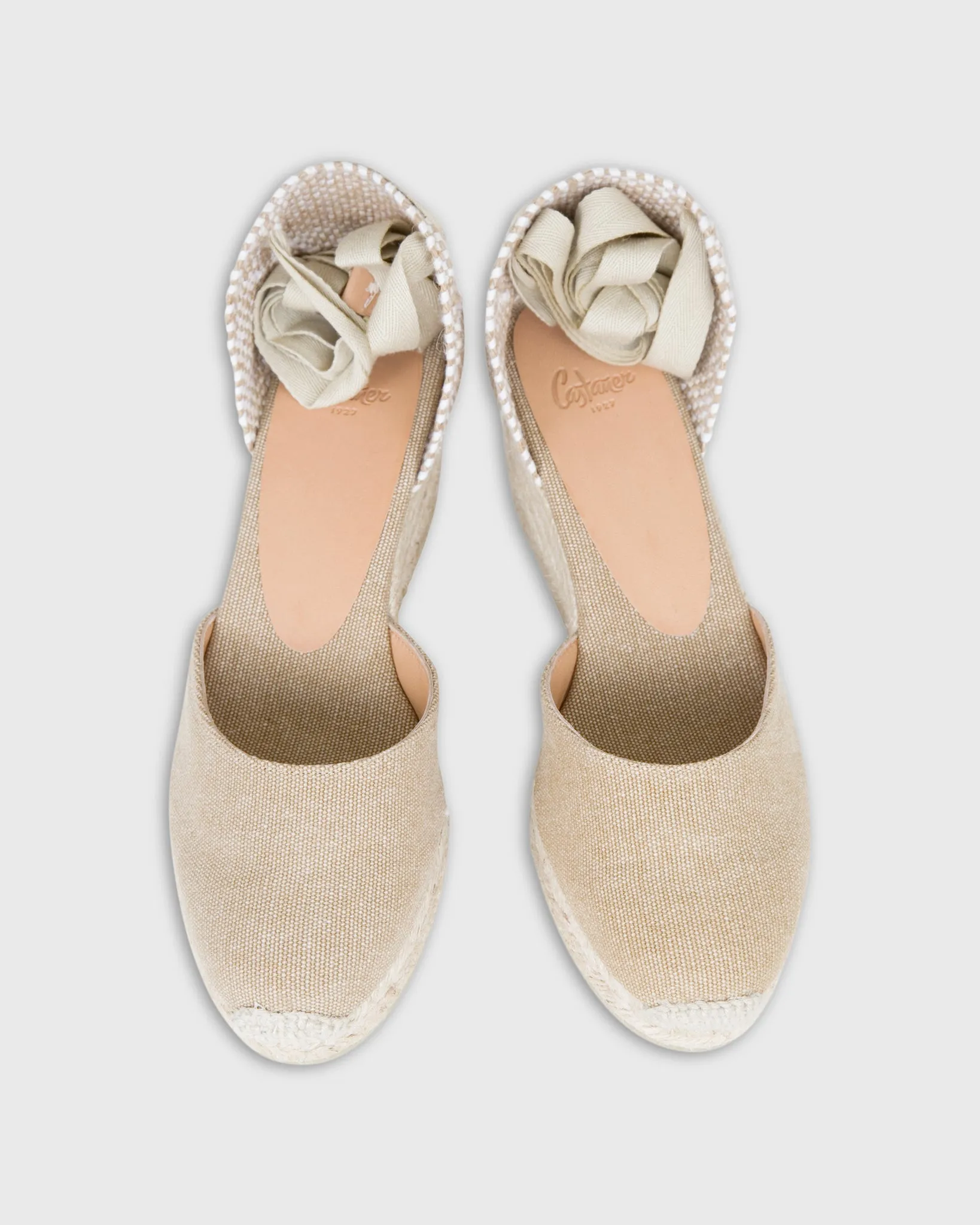 Low Carina Espadrille in Sand Canvas