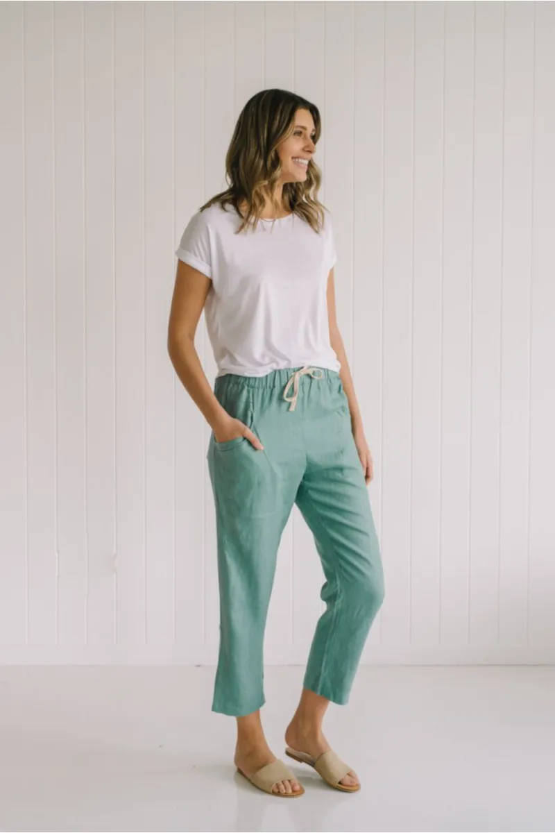Luxe Pant -Little Lies Aqua