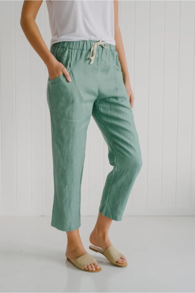 Luxe Pant -Little Lies Aqua