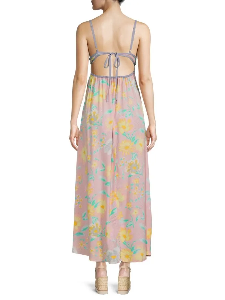 Maxi Wisteria Free People Dress, Light Combo