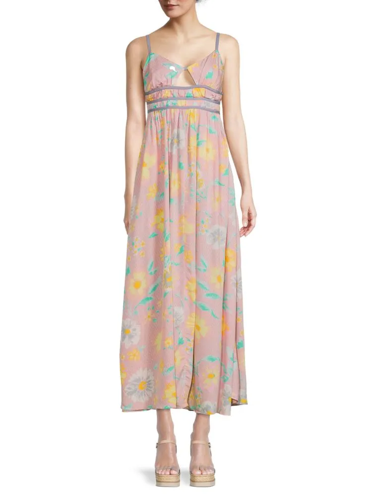 Maxi Wisteria Free People Dress, Light Combo