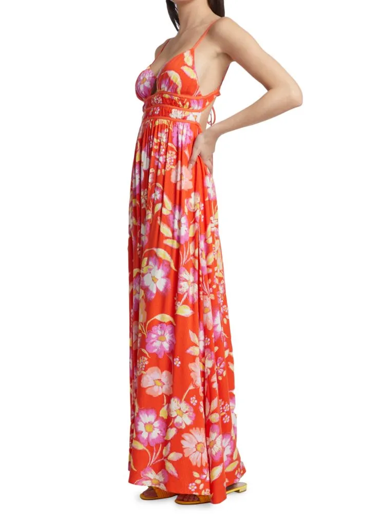 Maxi Wisteria Free People Dress, Light Combo