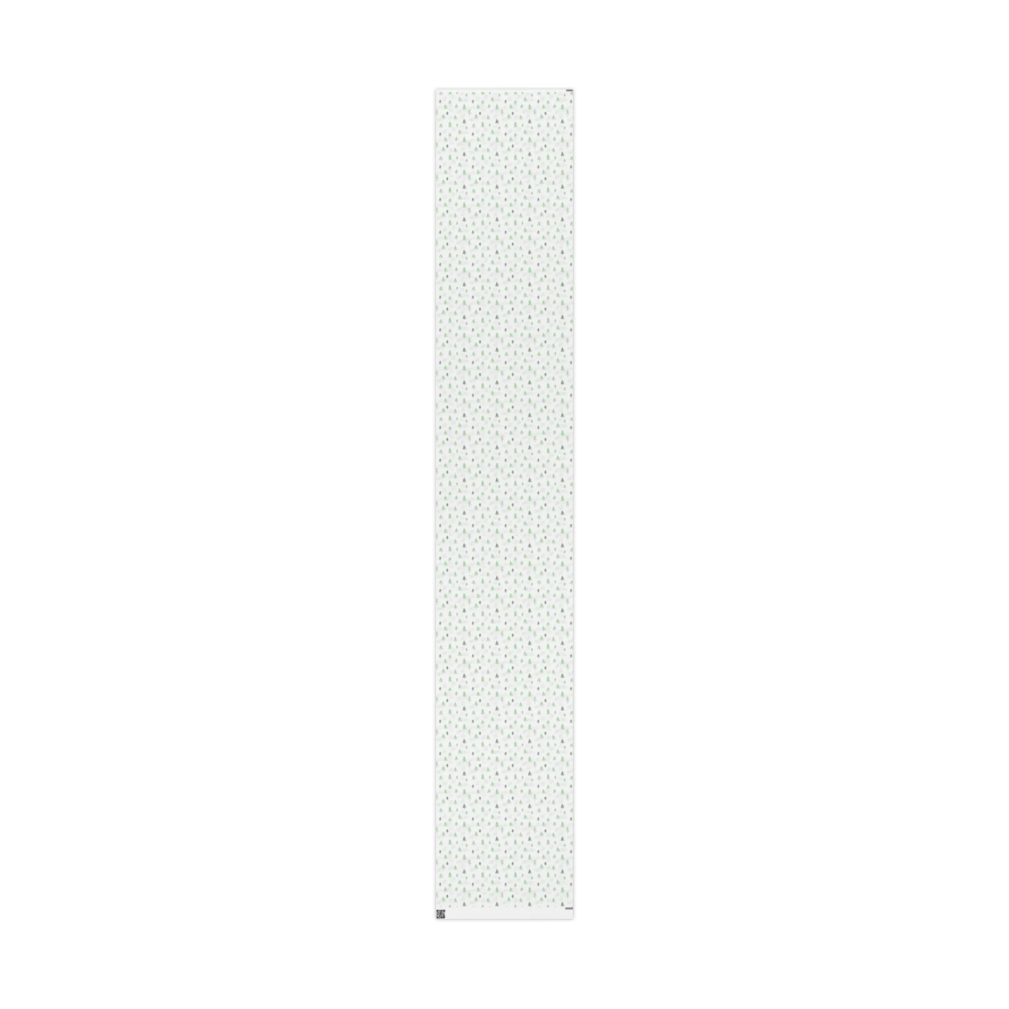 Minimalist Evergreen Wrapping Paper : Modern Holiday Gift Wrap with Simple Green Tree Design, Perfect for Christmas Gifts