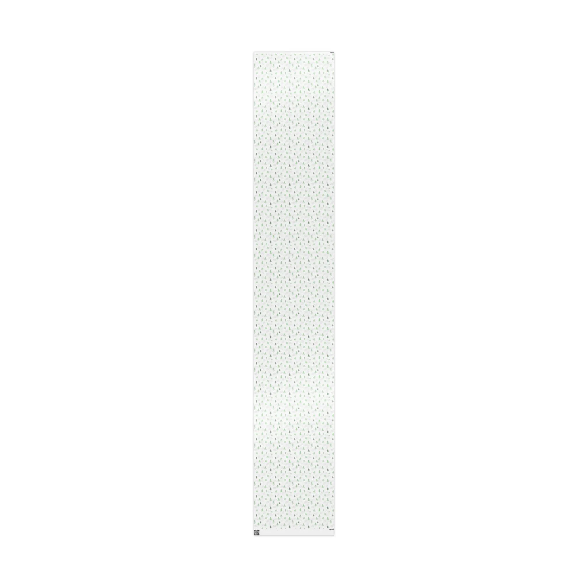 Minimalist Evergreen Wrapping Paper : Modern Holiday Gift Wrap with Simple Green Tree Design, Perfect for Christmas Gifts